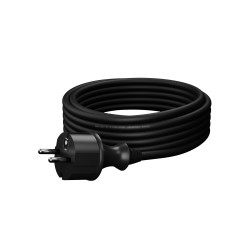 AW24825 AW kabelis su kištuku 3 m 2x1,5 BLACK H05VV-F
