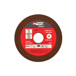 AW80220 AWTOOLS grandinės galandinimo diskas 108x23,2x3,2 mm