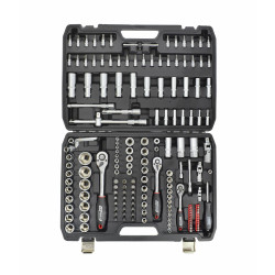 AW39173BL AWTOOLS veržliarakčių rinkinys 173 dalių 1/2"/3/8"/1/4"