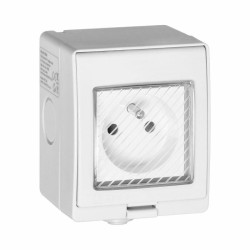 OR-SH-17405  "ORNO TUYA" PAVIRŠINIS LIZDAS IP55 SMART WI-FI