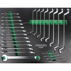 RF-55306 ROCKFORCE darbastalio blokas + 172 vnt. ĮRANKIAI.