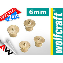 WF2911000 WOLFCRAFT 6 mm apvalus sujungimo kaištis 4 vnt.