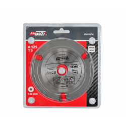 AW48400 AWTOOLS WIDELESS TCT TARGET pjūklo diskas 125mmx22x3z