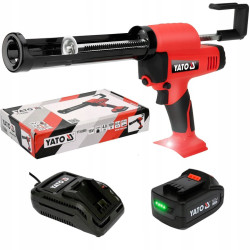 YT-82888 YATO SILIKONO IR KLIJŲ PISTOLETAS 18V + AKUMULIATORIUS.