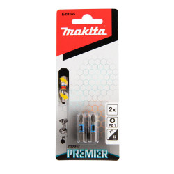 E-03165 MAKITA DRIVER END PZ1-25mm /2vnt. IMPACT PREMIER