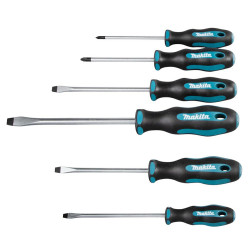 E-10506 MAKITA ZESTAW WKRĘTAKÓW  6szt.  (SL4,0 x 100 / SL5,5 x 100 / SL6,5 x 100 / SL8 x 100 / PH1 x 100 / Ph2 x 100)