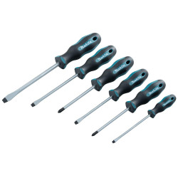 E-10506 MAKITA ZESTAW WKRĘTAKÓW  6szt.  (SL4,0 x 100 / SL5,5 x 100 / SL6,5 x 100 / SL8 x 100 / PH1 x 100 / Ph2 x 100)
