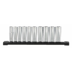 4932492509 MILWAUKEE SOCKET 10 vnt. 3/8" METRINIO ILGIO