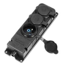OR-AE-13166 ORNO 3x Kištukiniai skirstytuvai IP44 Guma