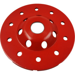 12161 DIAMANTINIS ŠIUKŠLINIS TARKETAS 125 mm / sidabrinis
