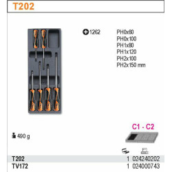 2424-T202 BETA 6 TAŠKŲ STALČIŲ KOMPLEKTAS.