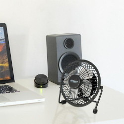 VO0659 VOLTENO STALINIO KOMPIUTERIO VENTILIATORIUS USB 2.5W JUODAS