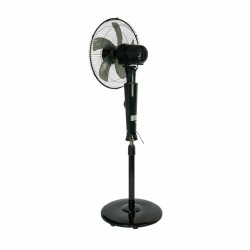 VO2428 VOLTENO Grindų ventiliatorius BLACK+PILOTAS+ŠVYTURYS 40cm