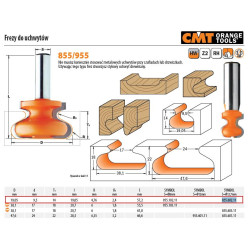855.602.11 CMT FREZA HM D 19.05 I 19.05 T 14.3 R ... 2,4-4,76 S-12,7 RANKENOMS ...