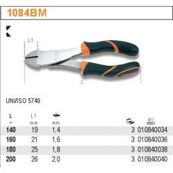 1084BM-180 BETA WZM.šoninės replės 180mm/1084BM/180 ...
