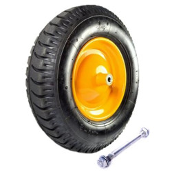 G71023 KARUČIO RATAS 400 METALAS / PUTPLASTIS