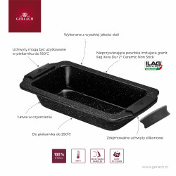 340C24CM GERLACH.STALOWA GRANITEX FORMA GRANITEX PROXAGRAPHIC KEXSKA 24cm