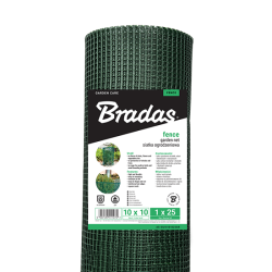 AS-SQ10101025GR Tvoros/garažo tinklelis 10mm x 1.00m x 25mb 300g/m2