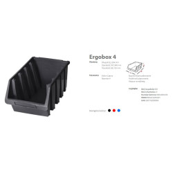 ERG4CZEPG001 ERGOBOX PATROL 4 RED 204 x 340 x 155