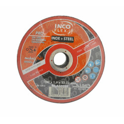MN416-125-1.0-22A60Q METALINIS DISKAS INCOFLEX 125*1,0 PRO PLIENAS+INOX /50+5 NEMOKAMAI