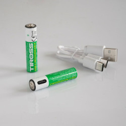 TSUSB3A TIROSS įkraunama baterija R03 AAA 2vnt.