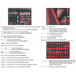 YT-55290 YATO dirbtuvių spinta + 211 vnt. ĮRANKIAI 55290