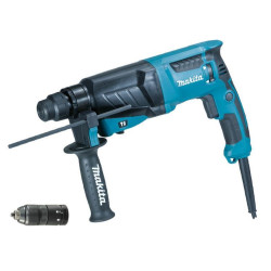 HR2630T "MAKITA SDS-PLUS" SMŪGINIS GRĘŽTUVAS SU KALIMO GALIMYBE 800W 2.4J + PAPILDOMA RANKENA HR2630T