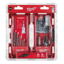 48899350 MILWAUKEE HSS-G THUNDERWEB METALO GRĄŽTŲ RINKINYS (1–10 MM) – 10 VNT.