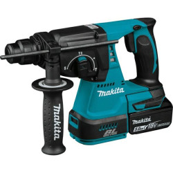 DHR242RTJ MAKITA SDS-PLUS 18 V 2J 2 x 5,0 Ah BLDC gręžimo plaktukas DHR242RTJ