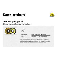 312561 K.ŠLIFAVIMO DISKAS SMT850 125 SPEC.V.FINE FLEECE+POPIERIUS