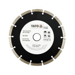 YT-6004 YATO D DIAMANTINIS SEGMENTINIS TARGET 180 x 22,2 mm 6004