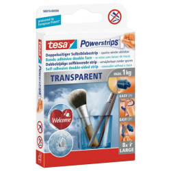 58810-00000-00 TESA POWERSTRIPS DECO 8vnt. 1kg skaidrus