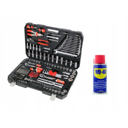 YT-38941 YATO TOOLS SET 225 elementai. 1/2" 3/8" 1/4" XXL 38941