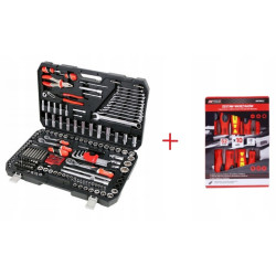 YT-38941 YATO TOOLS SET 225 elementai. 1/2" 3/8" 1/4" XXL 38941