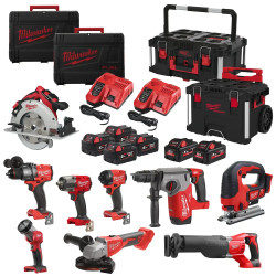 ZES000461Z MILWAUKEE ĮRANKIŲ RINKINYS M18 FPP9A-555T/Z (9 ĮRANKIAI)