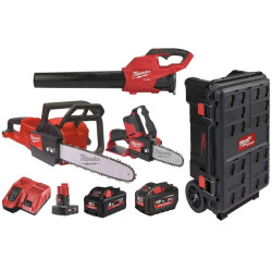 4933492814 MILWAUKEE POWERPACK AKUMULIATORINIŲ ĮRANKIŲ KOMPLEKTAS M18FPP3OPL5-823P (3 ĮRANKIAI)