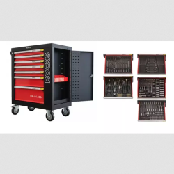 ROOKS dirbtuvių spinta + 235vnt. ĮRANKIŲ OK-01.3004