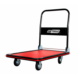 AW23203 AWTOOLS 4 ratų transportavimo vežimėlis su platforma 90x60 cm 300 kg