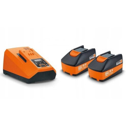 92604323010 FEIN AKUMULIATORIŲ RINKINYS. 18V/6AHx2 +ALG80