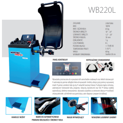 WB220L NORTEC WB220L BALANSAVIMO STAKLĖS SU LAZERIU