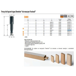 380.100.11 CMT FREZ DOMINO D 10 I 28 L 49 S M6x0.75 .