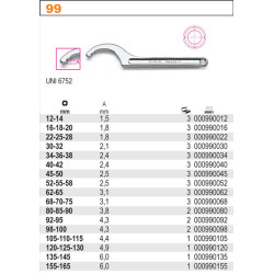 99- 120-130 BETA HIGH HANDLE WITH LOCK. 120-125-130 mm...