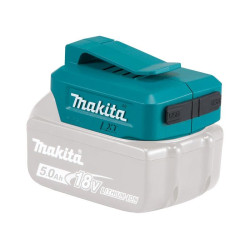 DEBADP05 MAKITA įkrovimo adapteris su USB išvestimix2 DEAADP05