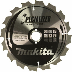 B-33560 MAKITA diskinio pjūklo diskas 235x30x16z SPECIALIZED WOOD