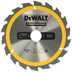 DT1944-QZ DEWALT pjūklo diskas 190x30mmx24z