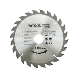 YT-6060 YT.SAW BLADE WID. 184*24*30 6060