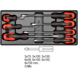 YT-5535 YATO DRIVER INSERT 7 dalių.  5535