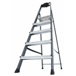 126436 KRAUSE LADDER SECURO ALUM. 5 ŽINGSNIAI