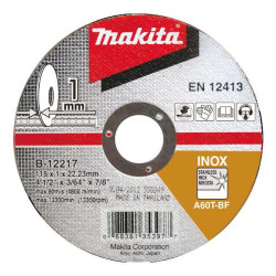 B-12217 MAKITA MET.INOX ratas A60T 115*1.0mm