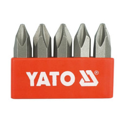 YT-2810 YATO GALVUTĖS / DRIVER BITS 5vnt. PH2 2810